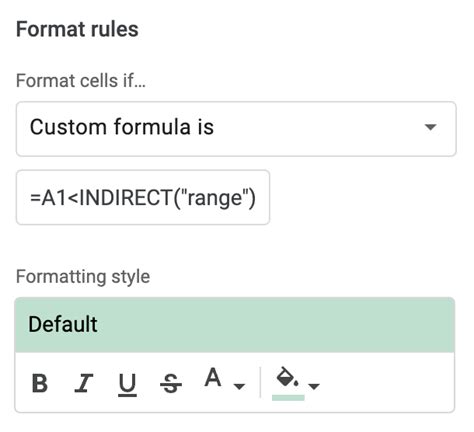 Using Named Ranges Formula